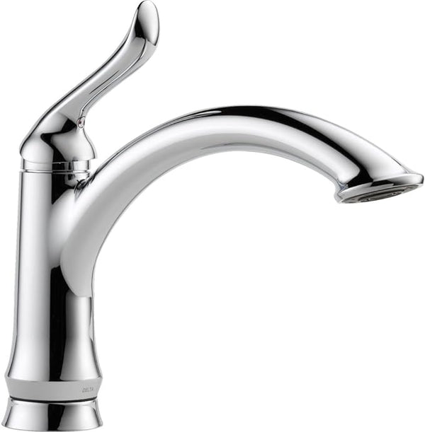 Delta Linden 1353-DST Single Handle Kitchen Faucet In Chrome