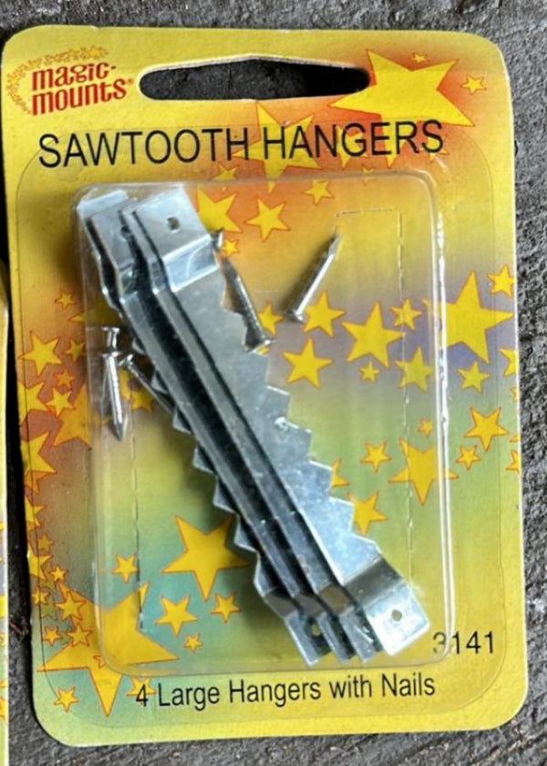 Magic Mounts 3141 Sawtooth Hangers With Nails