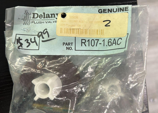 Delany R107-1.6AC Flush Valves Rex Genuine Repair Kit