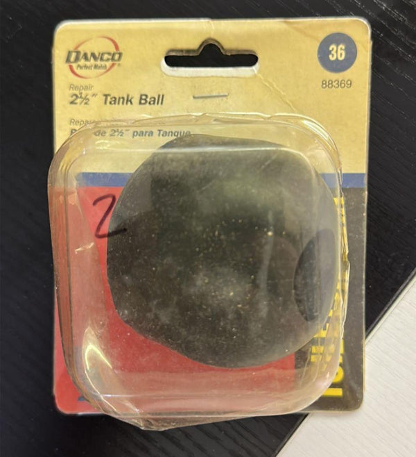 Danco 88369 Perfect Match Universal Toilet Tank Ball 2-1/2 Black