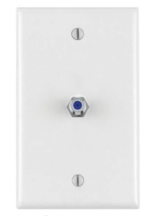 Leviton R62-40539-MW Midway Wallplate F-Connector White