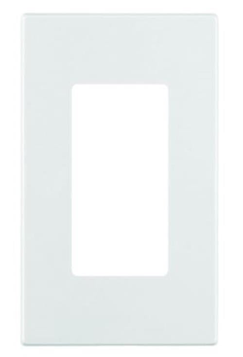 Leviton 80301-W 1-Gang Decora Plus Screwless Wallplate White