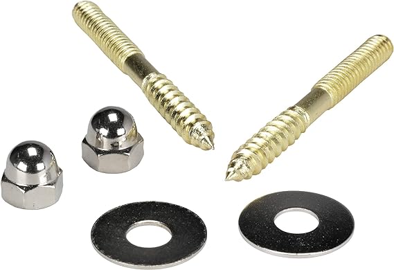 Danco 80157 Toilet Screws Set 1/4 X 2-1/2 In