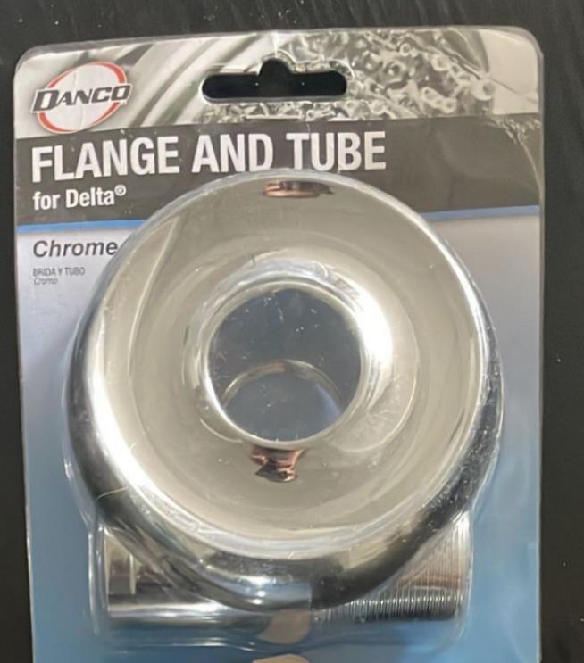 Danco 10765 Flange And Tube For Delta Chrome